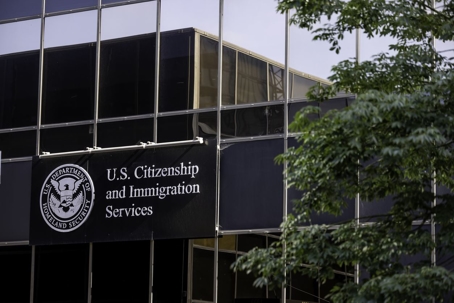 USCIS building entrance